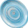 Piatto Swirl Blu Ø27cm - KARE