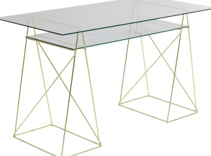 Piedi da tavolo Polar ottone (set /2) - KARE