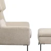 Poltrona + sgabello Quinn Alto Beige - KARE