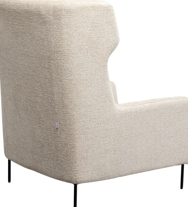 Poltrona + sgabello Quinn Alto Beige - KARE