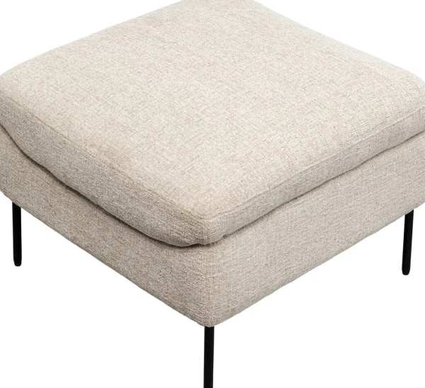 Poltrona + sgabello Quinn Alto Beige - KARE