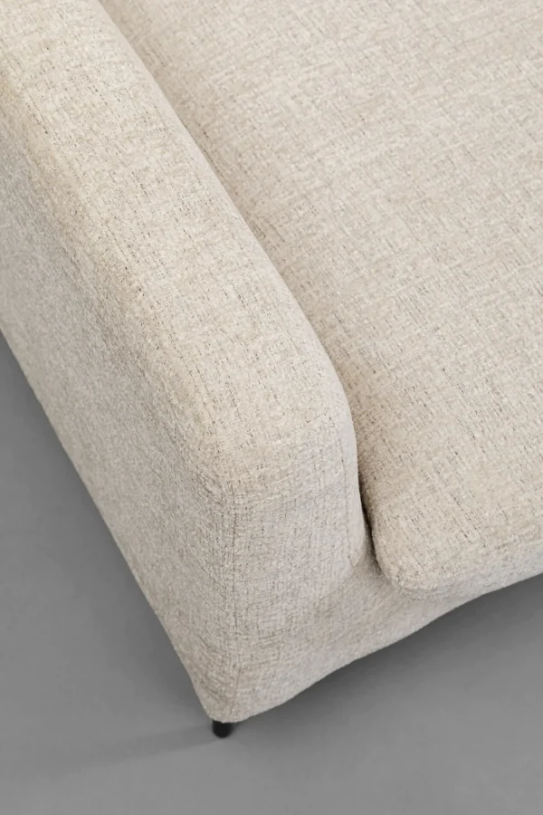 Poltrona + sgabello Quinn Alto Beige - KARE