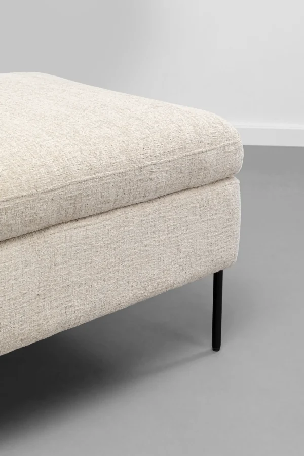 Poltrona + sgabello Quinn Alto Beige - KARE