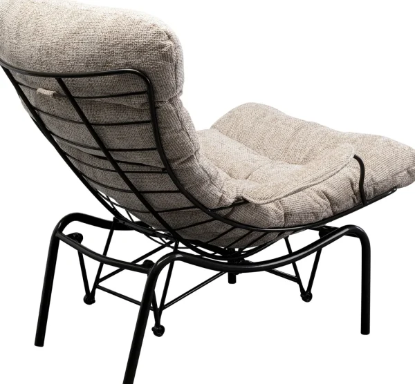 Poltrona + sgabello Vienna Swing Beige - KARE