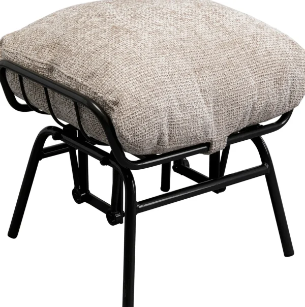 Poltrona + sgabello Vienna Swing Beige - KARE