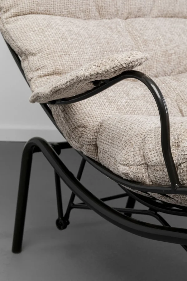Poltrona + sgabello Vienna Swing Beige - KARE