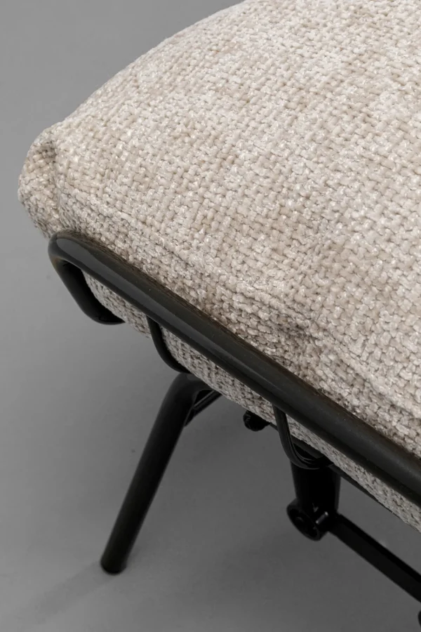 Poltrona + sgabello Vienna Swing Beige - KARE