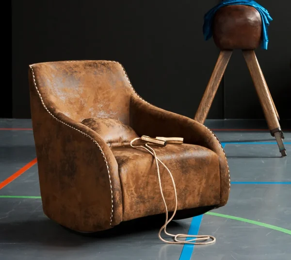 POLTRONA A DONDOLO SWING RITMO VINTAGE SMART - KARE