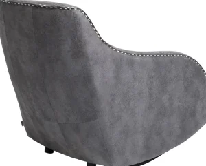 POLTRONA A DONDOLO SWING RITMO VINTAGE GRIGIO - KARE