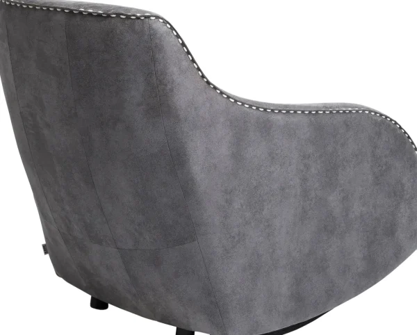 POLTRONA A DONDOLO SWING RITMO VINTAGE GRIGIO - KARE