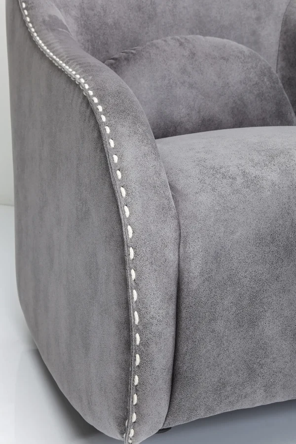 POLTRONA A DONDOLO SWING RITMO VINTAGE GRIGIO - KARE