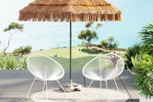 Poltrona Acapulco bianco Mono 2/Set - KARE