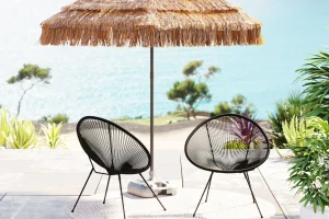 Poltrona Acapulco Mono nero 2/Set - KARE