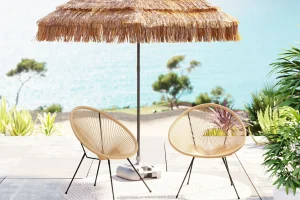 Poltrona Acapulco naturale 2/Set - KARE