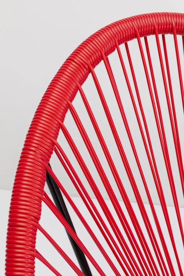 Poltrona Acapulco rosso 2/Set - KARE