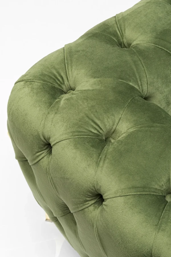 Poltrona Bellissima Velvet verde 120cm - KARE