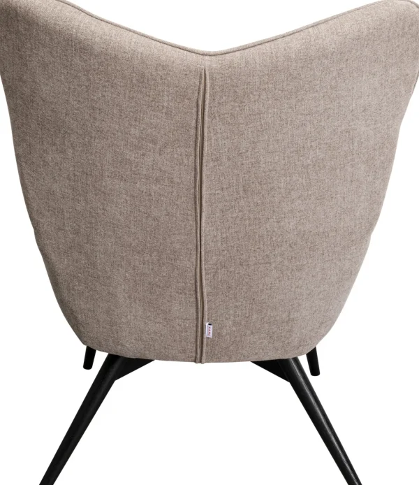 Poltrona Black Vicky marrone chiaro - KARE