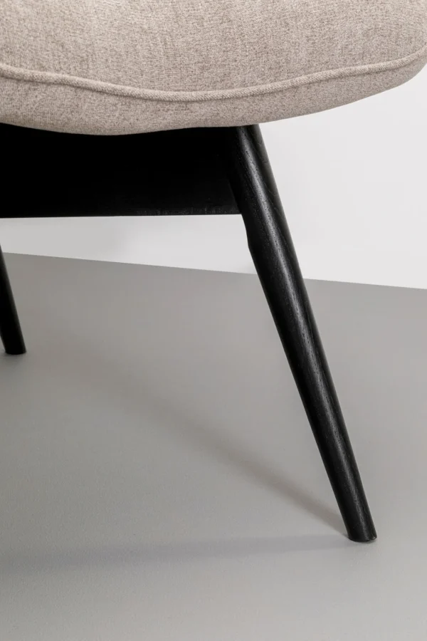 Poltrona Black Vicky marrone chiaro - KARE