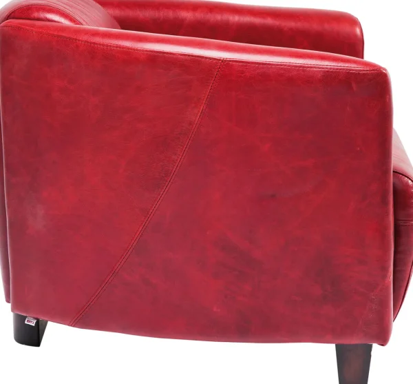 Poltrona Cigar Lounge rossa - KARE