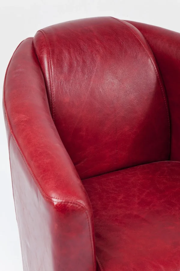Poltrona Cigar Lounge rossa - KARE