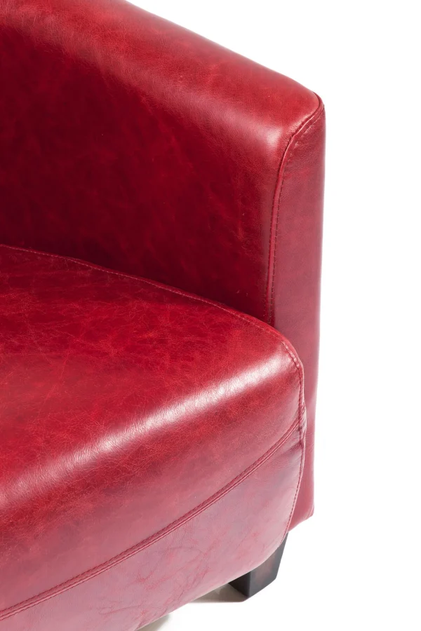 Poltrona Cigar Lounge rossa - KARE