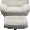 Poltrona girevole + sgabello Standford - KARE
