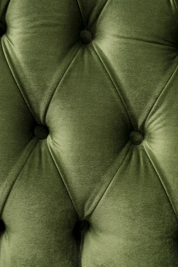 Poltrona girevole Bellissima velluto verde - KARE