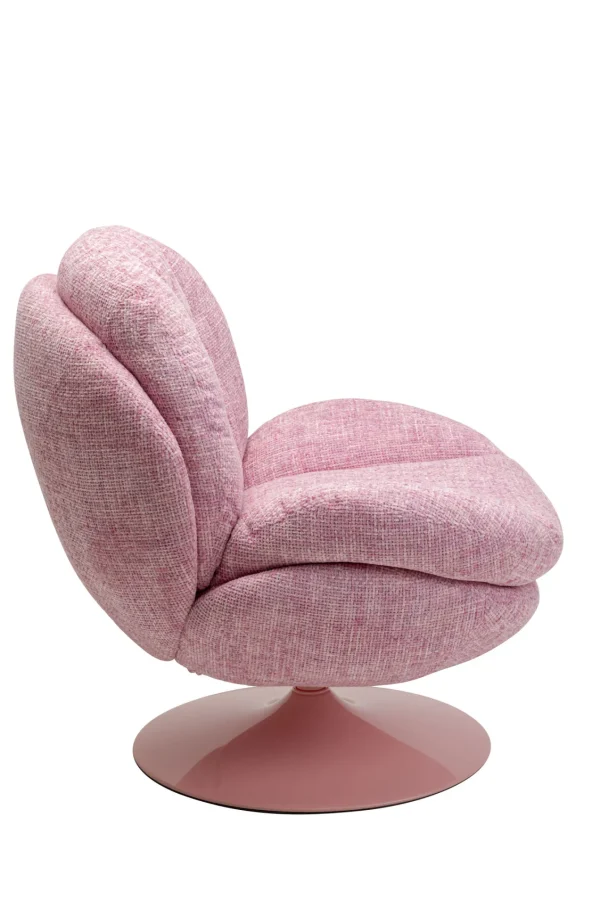 Poltrona girevole Cosy Pink - KARE