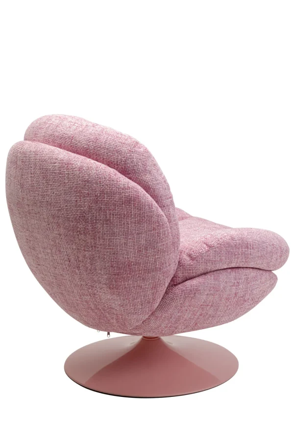 Poltrona girevole Cosy Pink - KARE