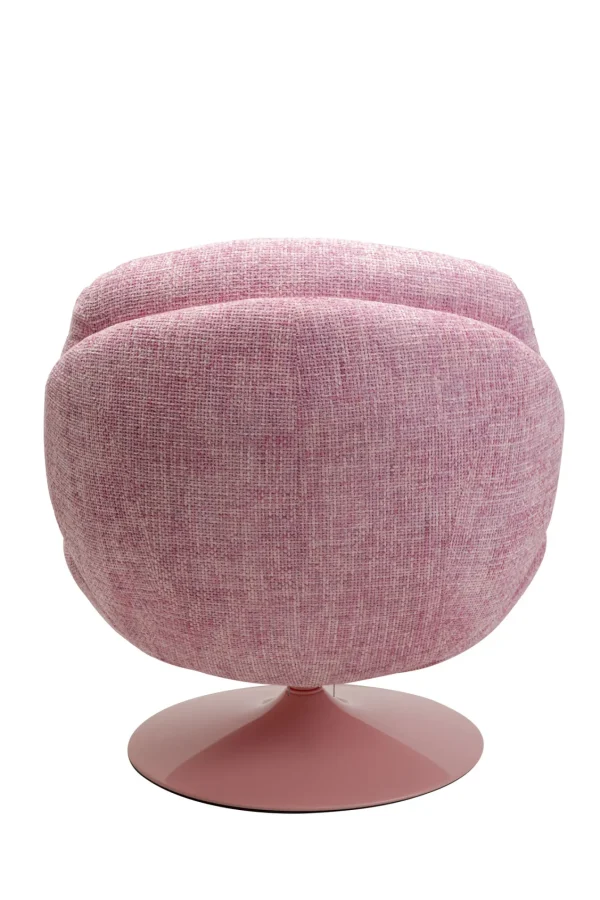 Poltrona girevole Cosy Pink - KARE