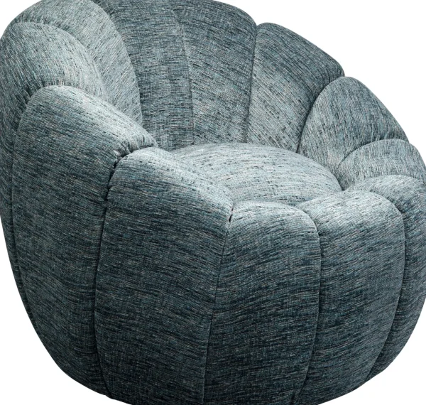 Poltrona girevole Fiori Blu - KARE