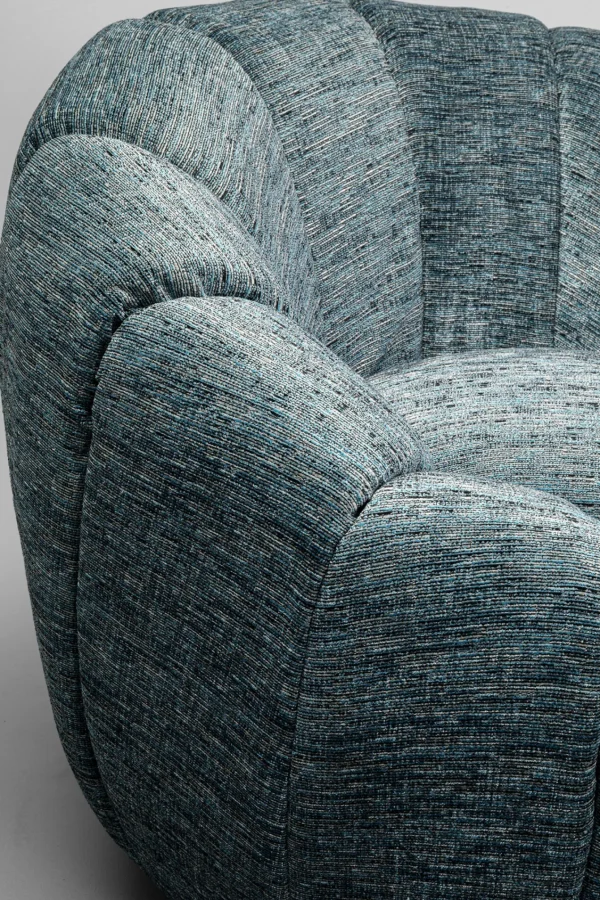 Poltrona girevole Fiori Blu - KARE