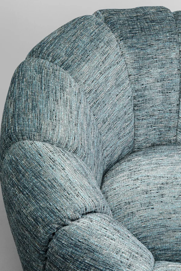Poltrona girevole Fiori Blu - KARE