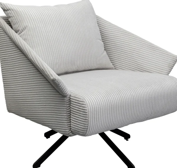 Poltrona girevole Milo Beige - KARE