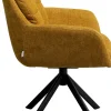 Poltrona girevole Molly giallo - KARE