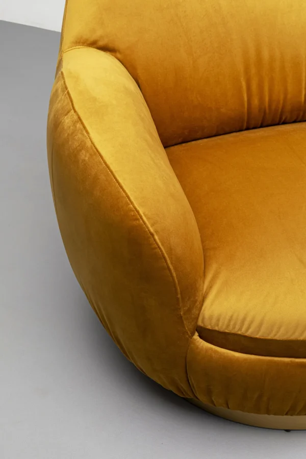 Poltrona girevole Nube Giallo - KARE