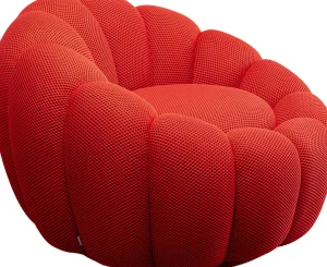 Poltrona girevole Peppo Bloom Rosso - KARE