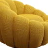 Poltrona girevole Peppo Bloom Giallo - KARE