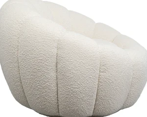 Poltrona girevole Peppo Bloom Bianco - KARE