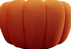 Poltrona girevole Peppo Bloom Arancione - KARE