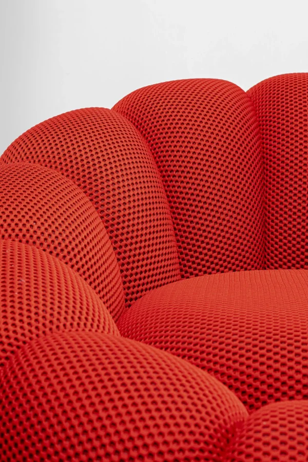Poltrona girevole Peppo Bloom Rosso - KARE