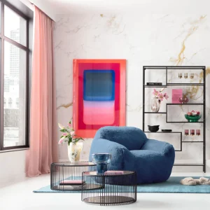 Poltrona Mika blu - KARE