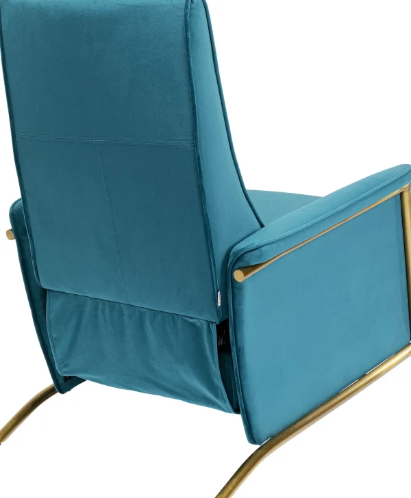 Poltrona Relax Lazy Velluto blu - KARE