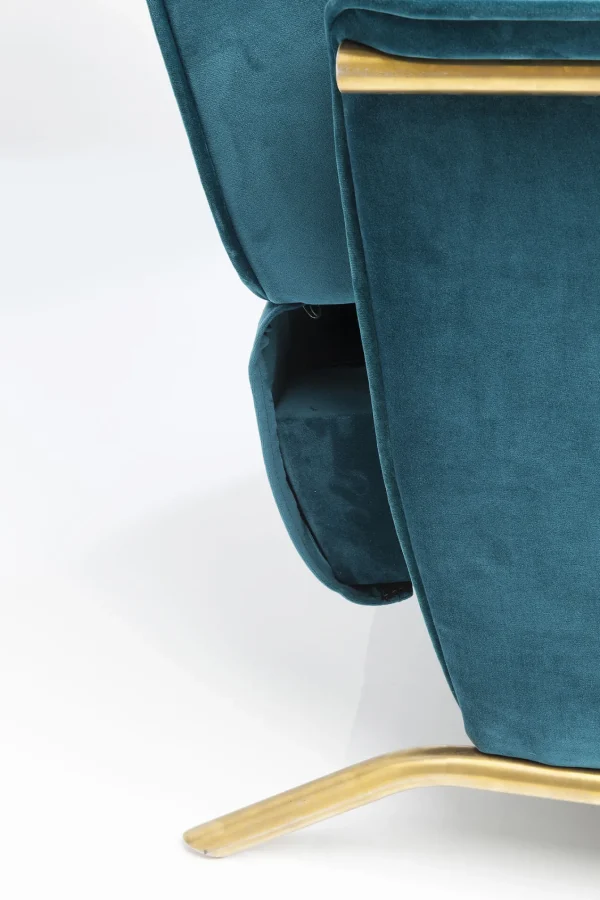 Poltrona Relax Lazy Velluto blu - KARE