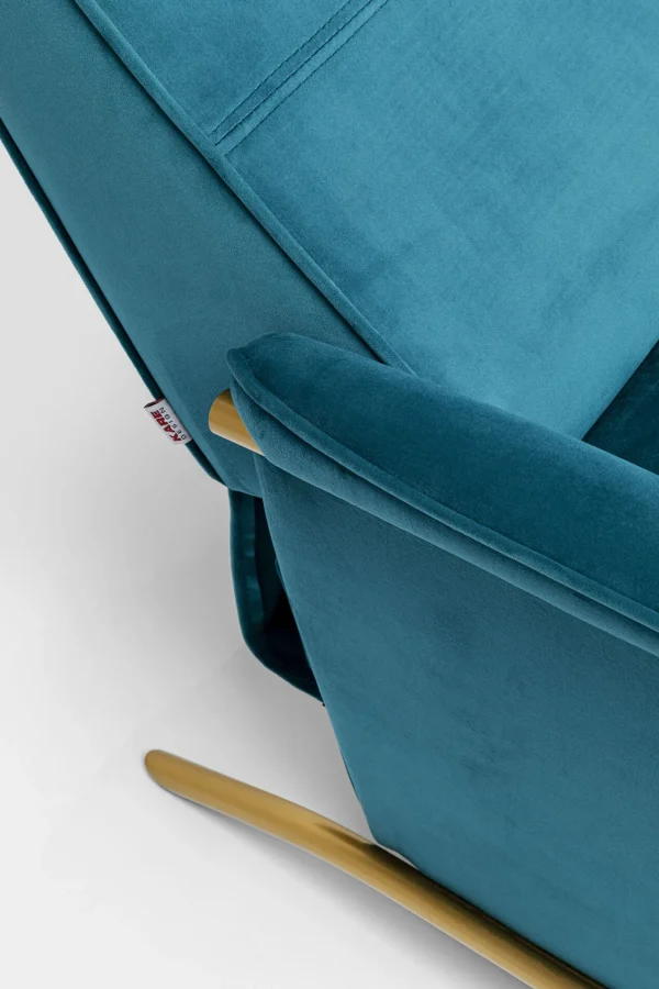 Poltrona Relax Lazy Velluto blu - KARE