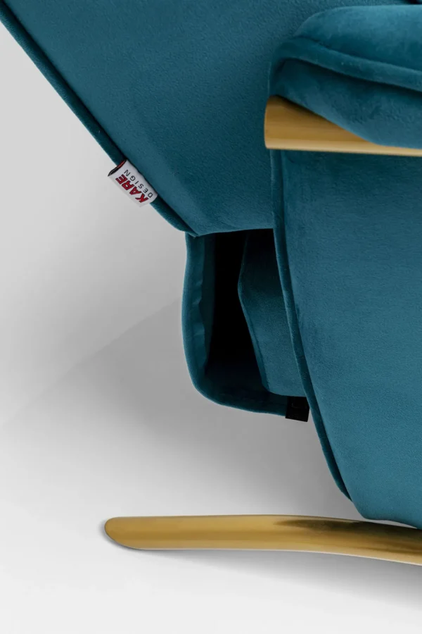 Poltrona Relax Lazy Velluto blu - KARE