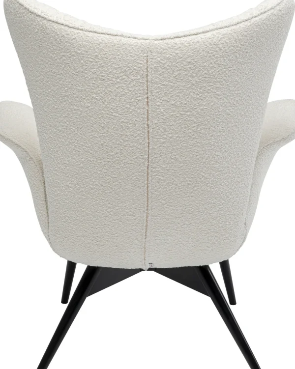 Poltrona Tudor Bouclé crema - KARE