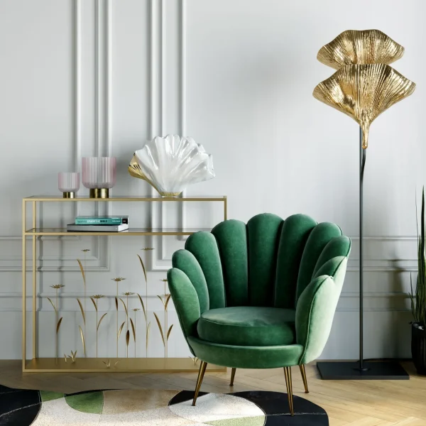 Poltrona Water Lily verde - KARE