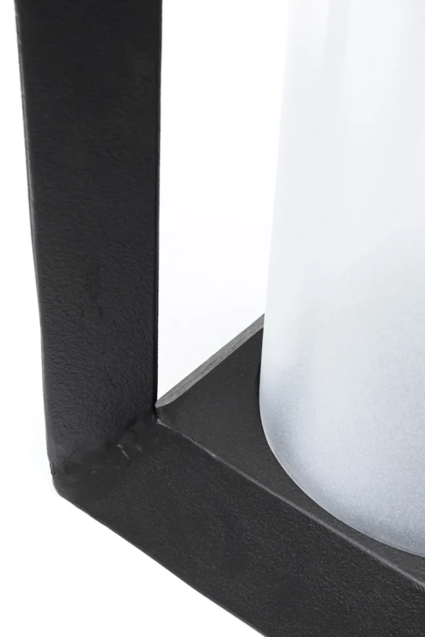 Porta candela / Lanterna "Mabel" vetro e ferro h46cm - KARE