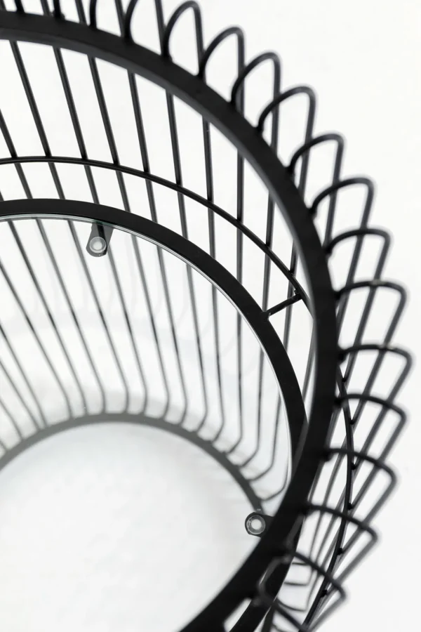 Porta vaso / fioriera "Wire Black" 70cm - KARE
